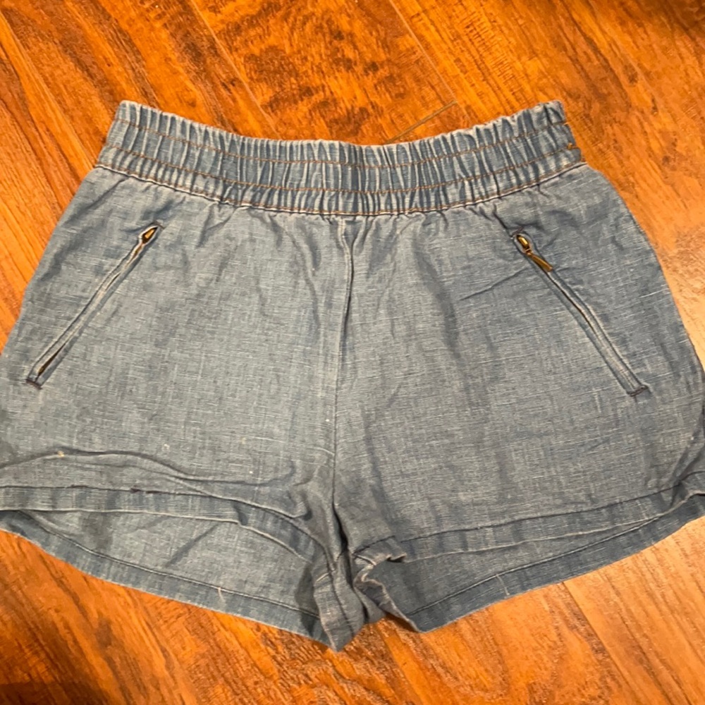 High wasted jean shorts